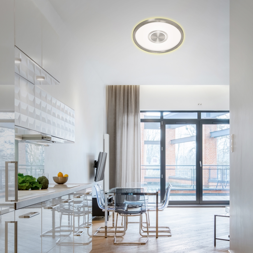 Briloner 7366-112 - LED-kattovalaisin GEO LED/22W/230V