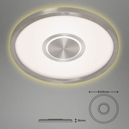 Briloner 7366-112 - LED-kattovalaisin GEO LED/22W/230V