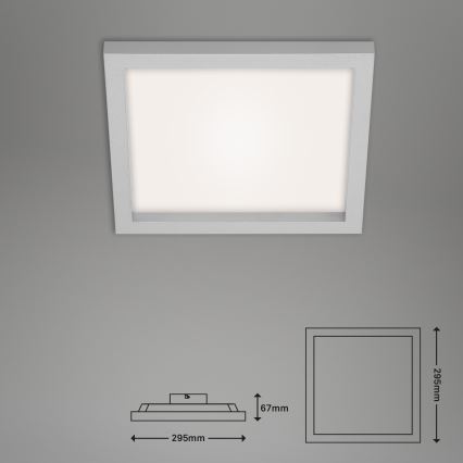 Briloner 7370-014 - himmennettävä LED-kattovalaisin LED/18W/230V 3000-6500K + kaukosäädin