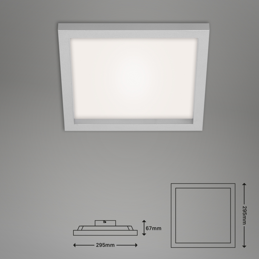 Briloner 7370-014 - himmennettävä LED-kattovalaisin LED/18W/230V 3000-6500K + kaukosäädin