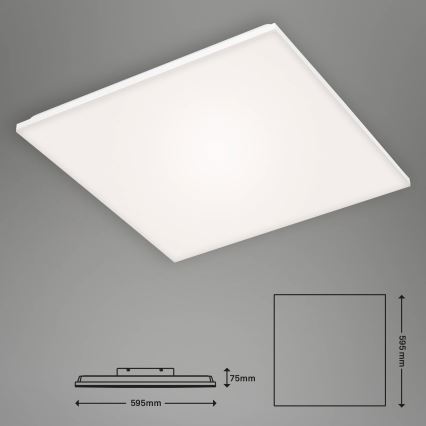 Briloner 7376-216 - Pinta-asennettava LED-paneeli FRAMELESS LED/38W/230V 59,5x59,5 cm 4000K