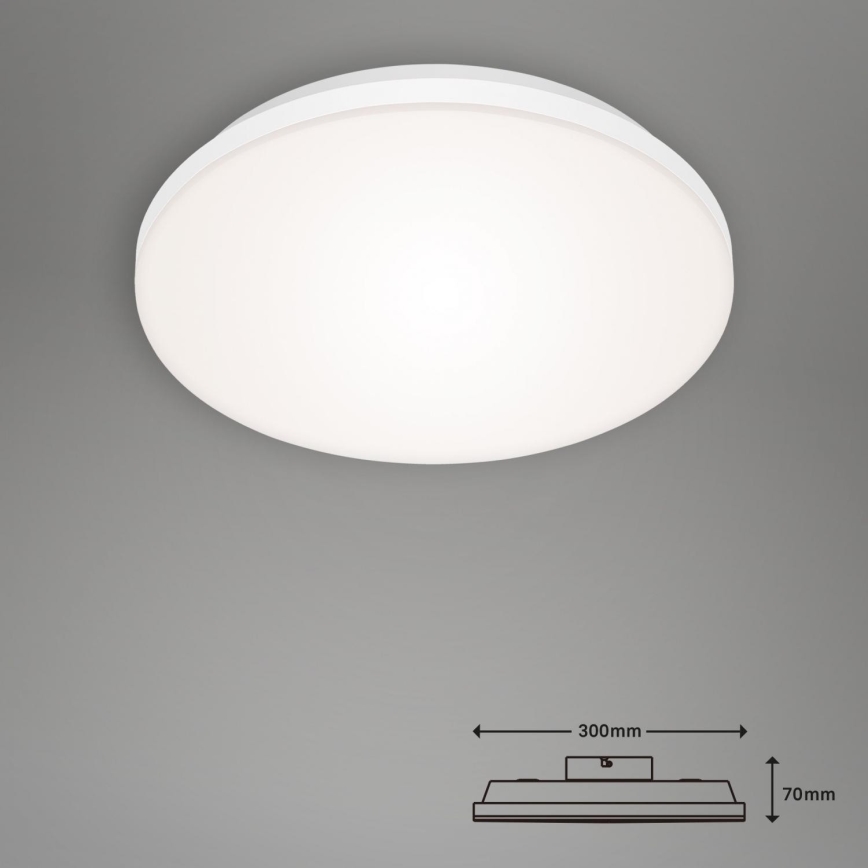 Briloner 7377-016 - Himmennettävä LED-kattovalaisin LED/12W/230V 3000-6500K + kauko-ohjaus