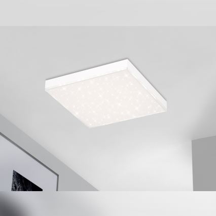 Briloner 7381-016 - Himmennettävä LED-kattovalaisin STARRY SKY LED/15W/230V 3000-6500K + kauko-ohjaus