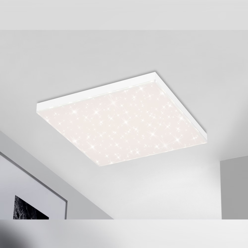 Briloner 7381-116 - Himmennettävä LED-kattovalaisin STARRY SKY LED/24W/230V 3000-6500K + kauko-ohjaus