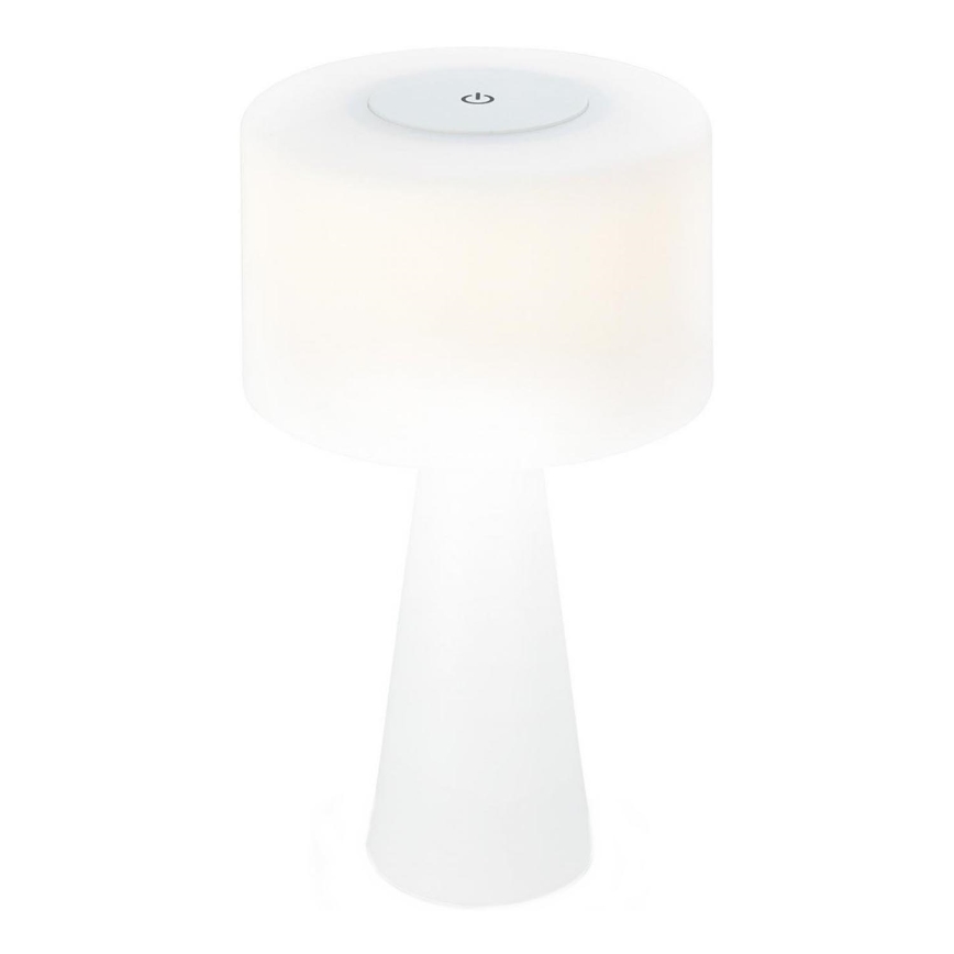 Briloner 7420016 - LED Himmennettävä ladattava kosketus ulko pöytävalaisin LED/4W/5V IP44 3000K valkoinen