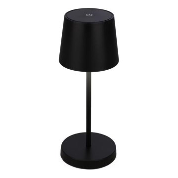 Briloner 7423015 - LED Himmennettävä ladattava ulko pöytävalaisin LED/2,6W/5V IP44 musta