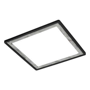 Briloner 7457-414 - LED-kattovalaisin SLIM LED/18W/230V 4000K 29x29 cm musta