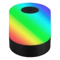 Briloner 7462015 - LED RGB ladattava ulkokäyttöön tarkoitettu pöytävalaisin LED/1,5W/5V IP44 1200 mAh musta