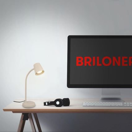 Briloner 7476-011 - SKRIVA pöytälamppu 1xGU10/9W/230V, beige
