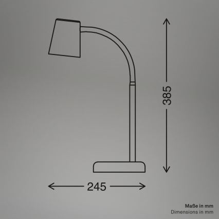 Briloner 7476-011 - SKRIVA pöytälamppu 1xGU10/9W/230V, beige