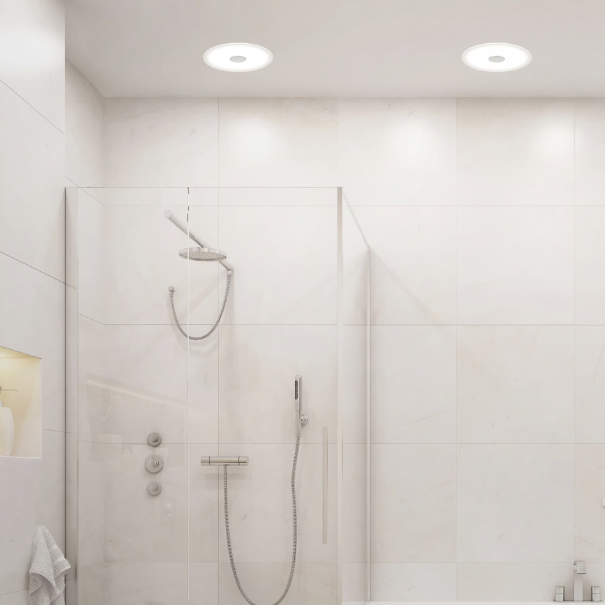 Briloner 7481019 - LED-kylpyhuoneen alasvalaisin LED/12W/230V 3000/4000/6500K IP44 valkoinen