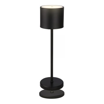 Briloner 7521015 - Himmennettävä, ladattava LED-pöytälamppu ulkokäyttöön SIGO LED/2,5 W/5 V IP44 2600 mAh musta