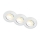 Briloner 7586036 - 3 kpl:n KLIRA LED-uppovalaisinsetti kylpyhuoneeseen, LED/4,9W/230V, 2500/3000/4000K, IP23, valkoinen