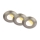 Briloner 7588032 - 3 kpl setti KLIRA LED upotettava kylpyhuoneen kattovalaisin LED/4,9W/230V 2500/3000/4000K IP44 mattakromi