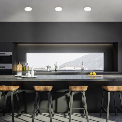 Briloner 7598036 - SETTI 3x LED Kylpyhuoneen upotettava valo LED/4,9W/230V IP44 2700/4000/6500K valkoinen