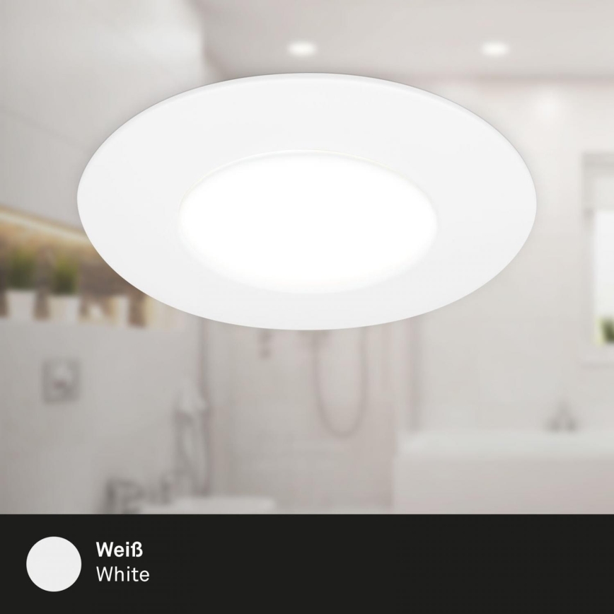 Briloner 7598036 - SETTI 3x LED Kylpyhuoneen upotettava valo LED/4,9W/230V IP44 2700/4000/6500K valkoinen