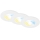 Briloner 7605036 - Setti 3×LED upotettavia kylpyhuoneen alasvaloja LED/4,9W/230V 2700/4000/6500K IP44 valkoinen