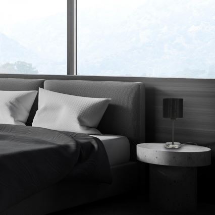 Briloner 7737-014 - Pöytävalaisin SILVER CRAFTED 1xE14/25W/230V