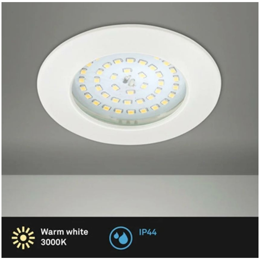 Briloner 8310-016 - LED Kylpyhuoneen upotettava valo ATTACH LED/10,5W/230V IP44