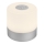 Briloner - himmennettävä, ladattava, kosketusohjattu ulkokäyttöön tarkoitettu pöytävalaisin LED/2W/5V 2700K IP44 1200 mAh mattakromi
