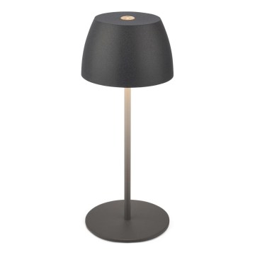 Briloner - himmennettävä ladattava kosketusohjattu ulkopöytälamppu MINI LED/2,5W/5V IP44 1800 mAh antrasiitti