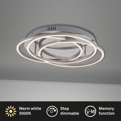 Briloner - Himmennettävä LED-kattovalaisin FRAMES LED/60W/230V kiiltävä kromi
