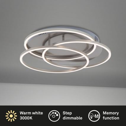 Briloner - Himmennettävä LED-kattovalaisin FRAMES LED/60W/230V mattakromi