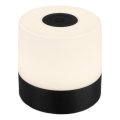 Briloner - Ladattava LED-pöytälamppu, himmennettävä, kosketusohjattu, ulkokäyttöön, LED/2W/5V, 2700K, IP44, 1200 mAh, musta