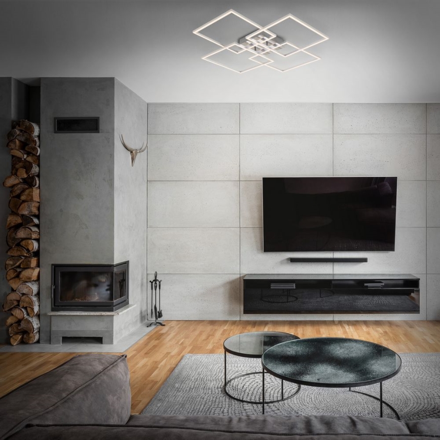 Briloner - LED himmennettävä kattovalaisin FRAME 4xLED/12W/230V