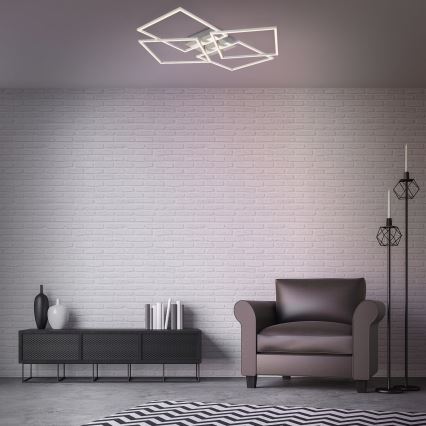 Briloner - LED himmennettävä kattovalaisin FRAME 4xLED/12W/230V