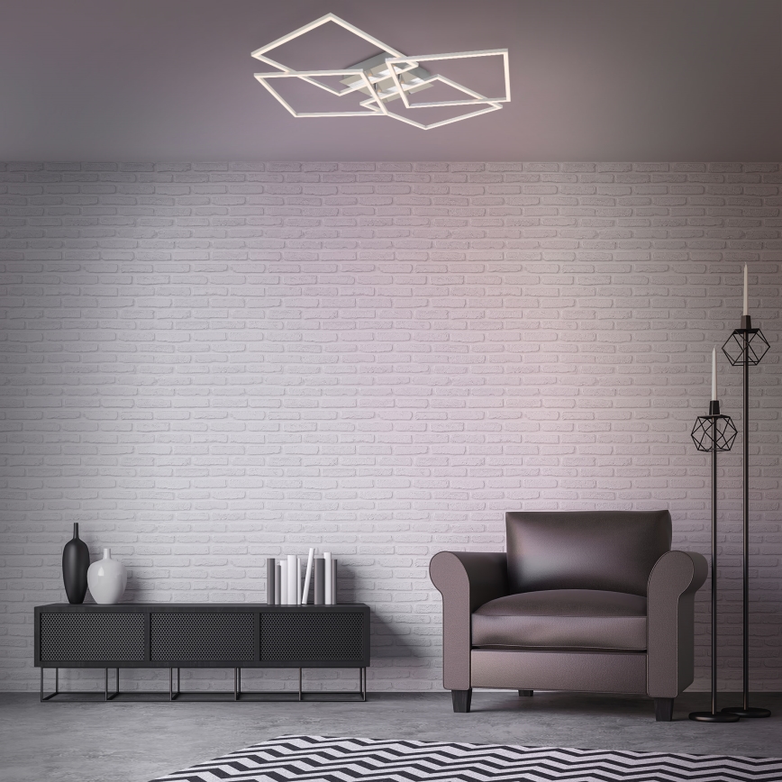 Briloner - LED himmennettävä kattovalaisin FRAME 4xLED/12W/230V