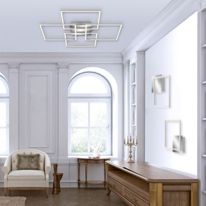 Briloner - LED himmennettävä kattovalaisin FRAME 4xLED/12W/230V