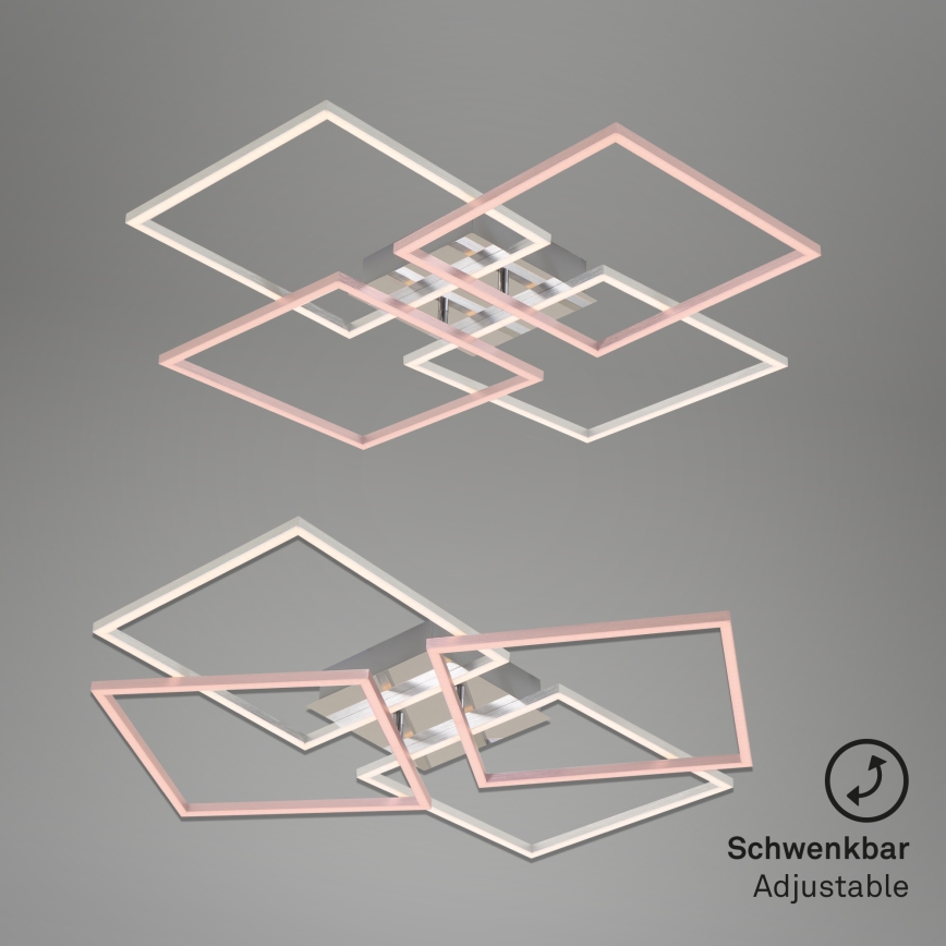 Briloner - LED himmennettävä kattovalaisin FRAME 4xLED/12W/230V