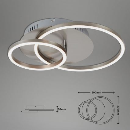 Briloner - LED himmennettävä kattovalaisin FRAMES LED/24,5W/230V