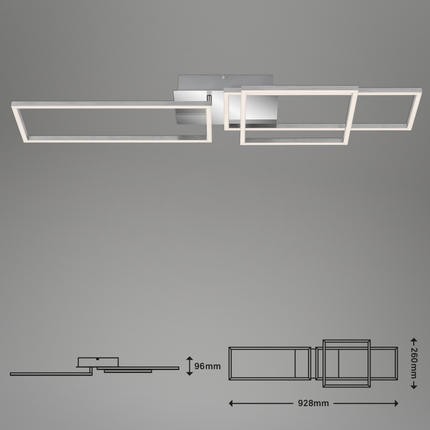 Briloner - LED-himmennyskattokruunu FRAME LED/44W/230V