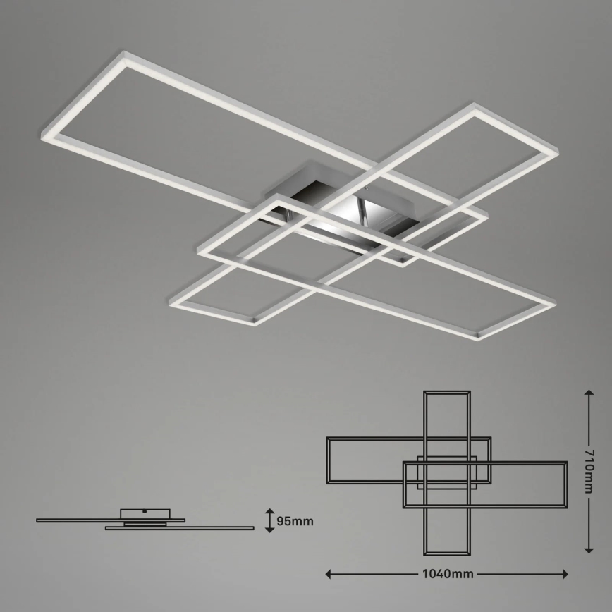 Briloner - LED-himmennyskattokruunu FRAME LED/50W/230V