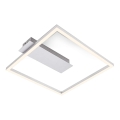 Briloner - LED-kattovalaisin FRAME LED/14W/230V 3000K 30x32 cm mattakromi