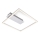 Briloner - LED-kattovalaisin FRAME LED/14W/230V 3000K 30x32 cm mattakromi