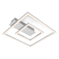Briloner - LED-kattovalaisin FRAME LED/22W/230V 3000K 30x32 cm mattakromi