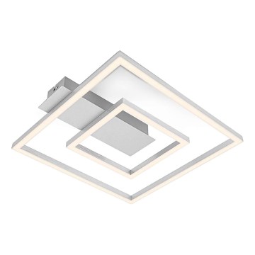 Briloner - LED-kattovalaisin FRAME LED/22W/230V 3000K 30x32 cm mattakromi