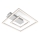 Briloner - LED-kattovalaisin FRAME LED/22W/230V 3000K 30x32 cm mattakromi