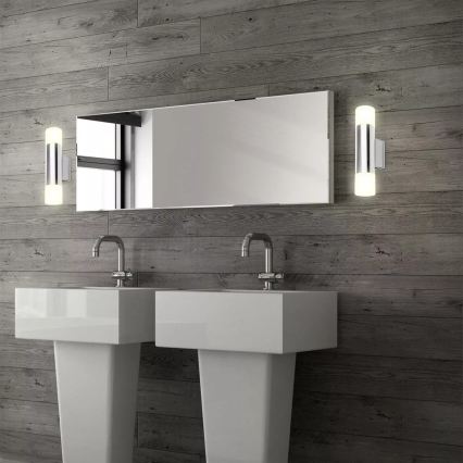 Briloner - LED-kylpyhuoneen seinävalaisin 2xGU10/4,8W/230V IP44 3000K kiiltävä kromi