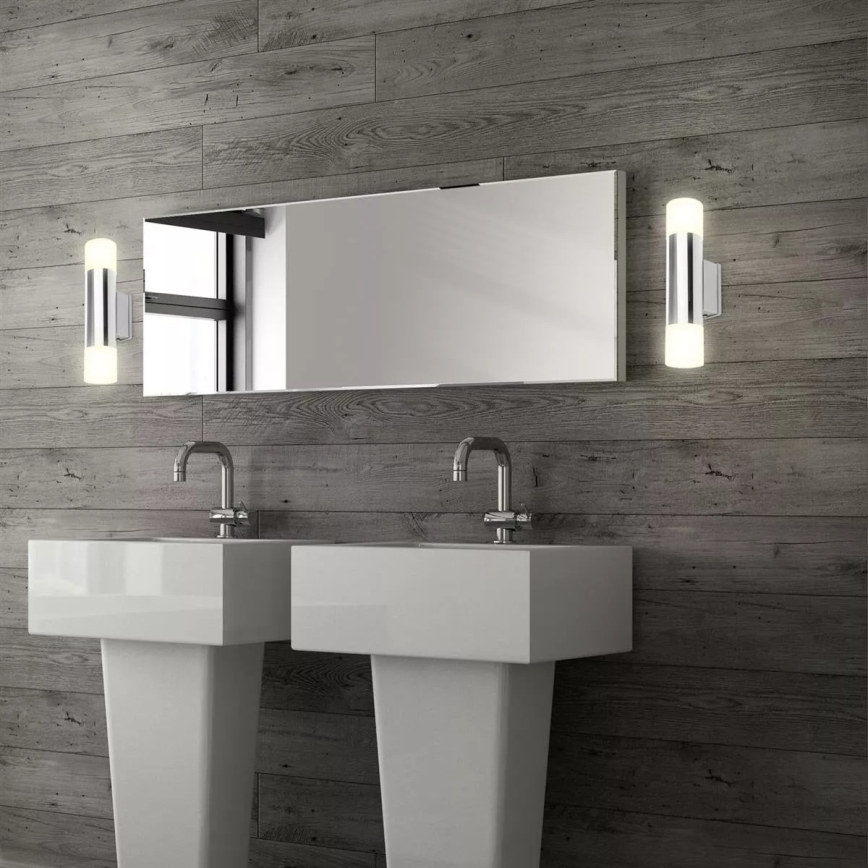Briloner - LED-kylpyhuoneen seinävalaisin 2xGU10/4,8W/230V IP44 3000K kiiltävä kromi