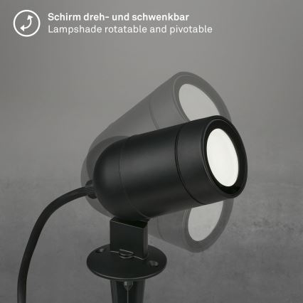 Briloner - LED RGBW Himennettävä ulkovalaisin LED/4,4W/230V 2700/4000/6500K IP44 Wi‑Fi Tuya