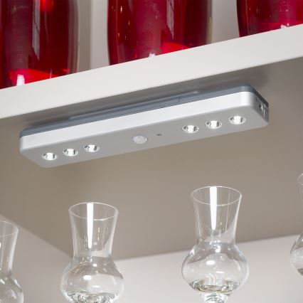 Briloner - LED-yövalo kanssa sensori LERO LED/0,48W/6xAAA