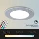 Briloner - SETTI 3x LED RGBW Himmennettävä kylpyhuoneen kattovalaisin LED/4,8W/230V 3000-6500K IP65 + kauko-ohjaus