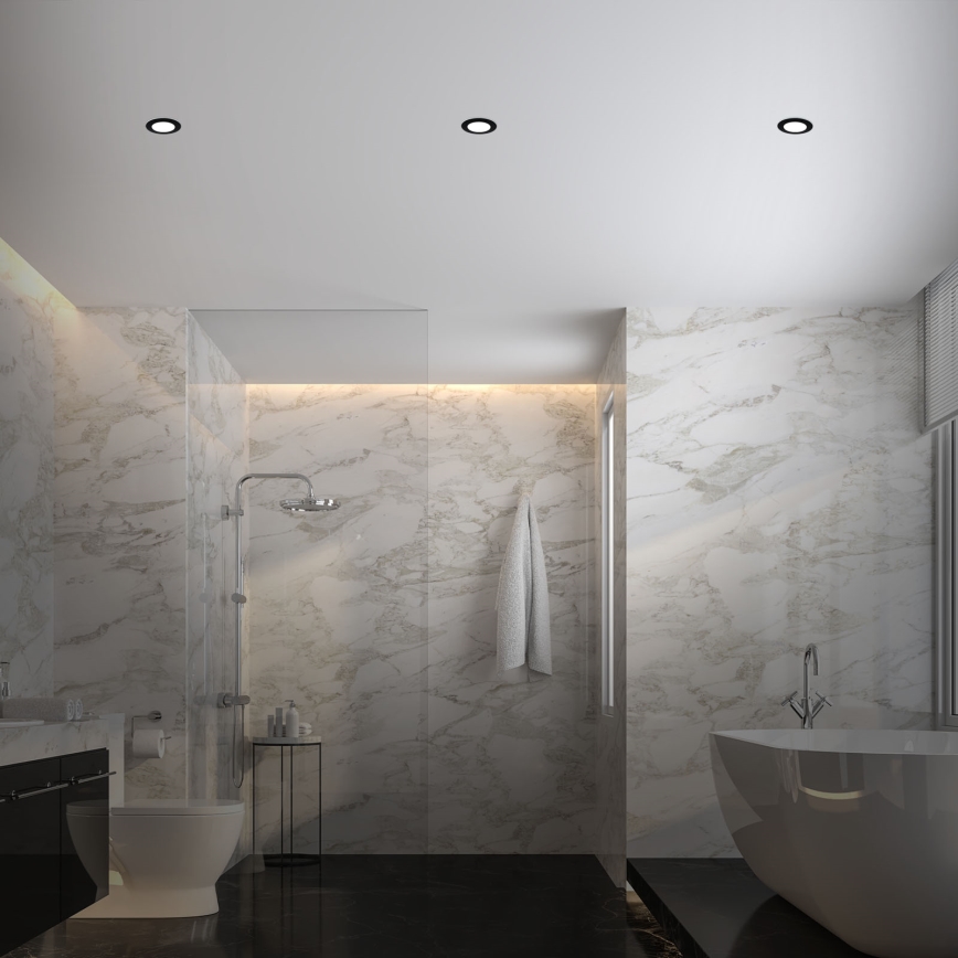 Briloner - SETTI 3x LED RGBW Himmennettävä kylpyhuoneen kattovalaisin LED/4,8W/230V 3000-6500K IP65 + kauko-ohjaus