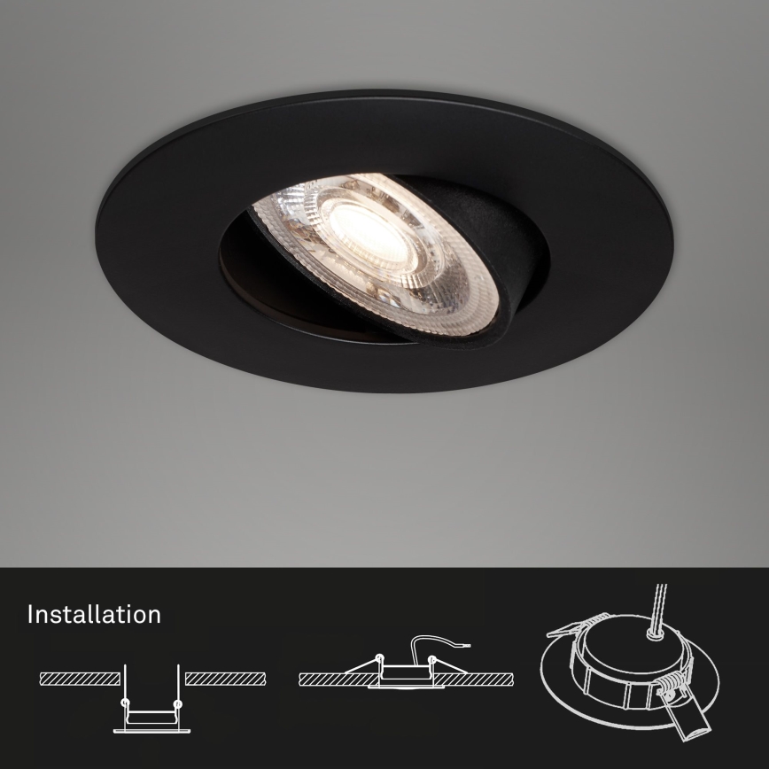 Briloner - SETTI 3x Himmennettävä LED-valaisin kylpyhuoneeseen LED/4,9W/230V IP23