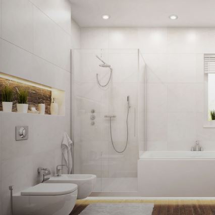 Briloner - SETTI 3x Himmennettävä LED-valaisin kylpyhuoneeseen LED/4,9W/230V IP44