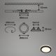 Briloner - SETTI 3x LED Kylpyhuoneen upotettava valo LED/3W/230V IP44